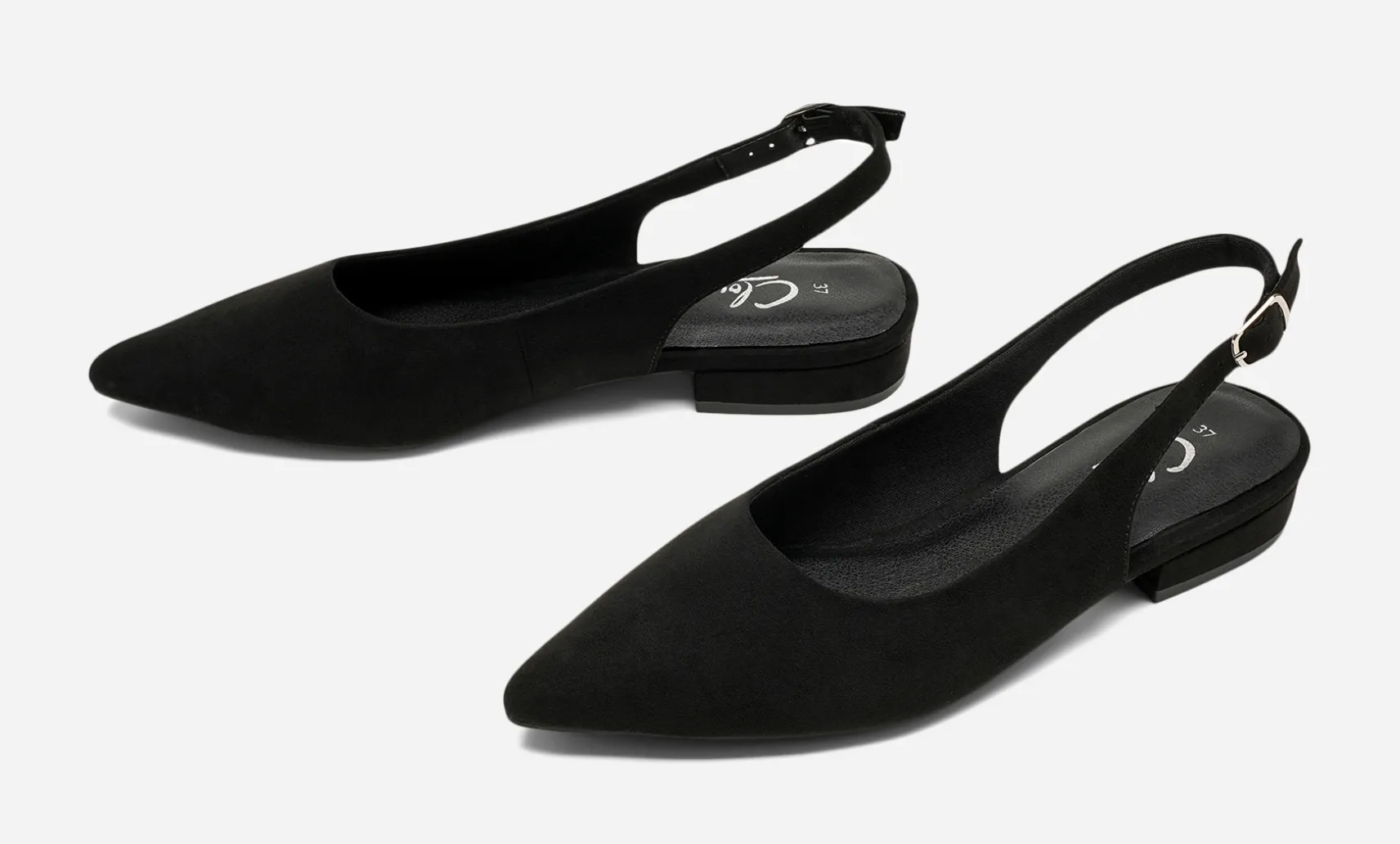 CLOU, Ballerinaskor med slingback