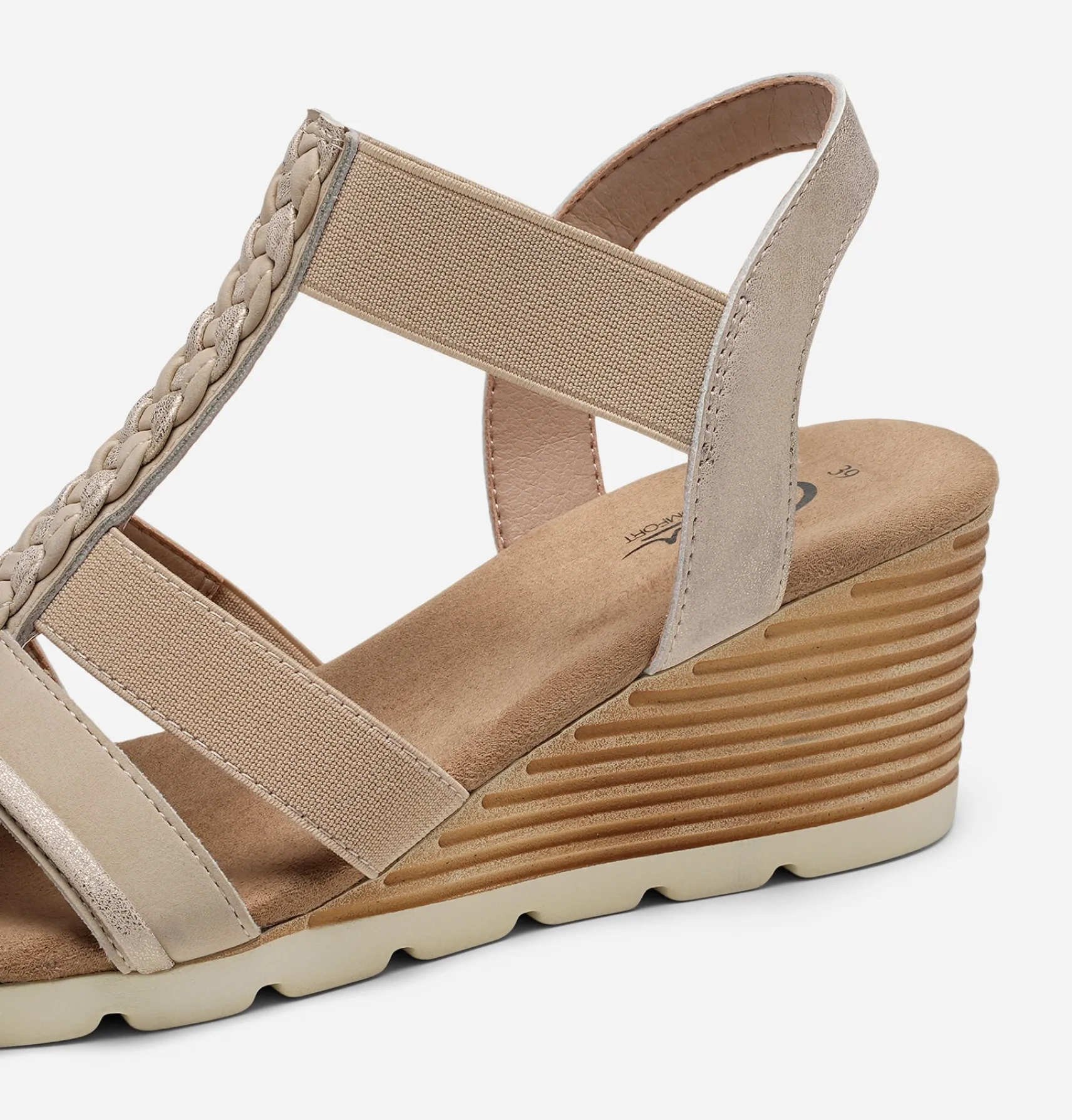CLOU COMFORT, Sandaletter med remmar