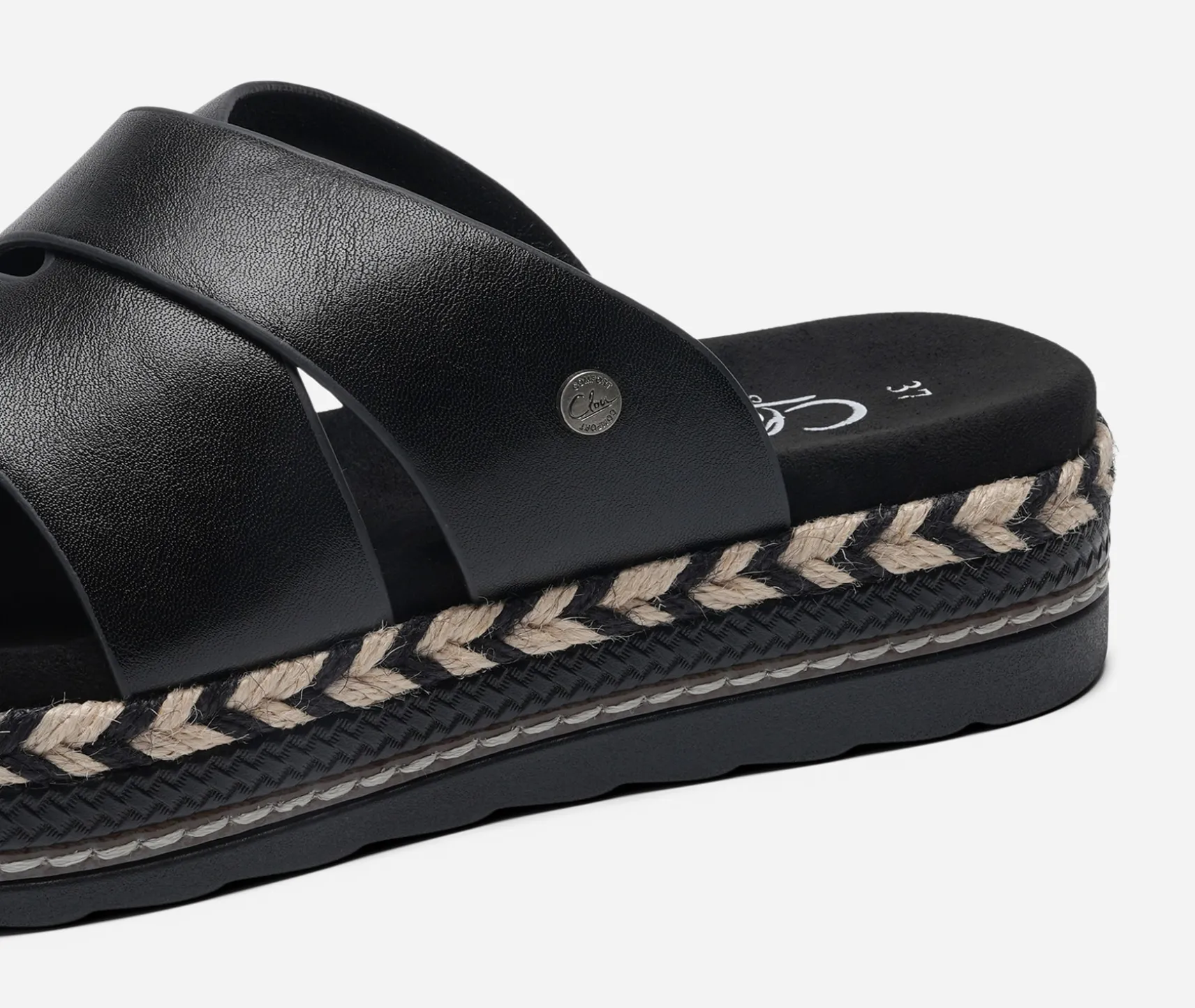 CLOU COMFORT, Sandaletter med repsula