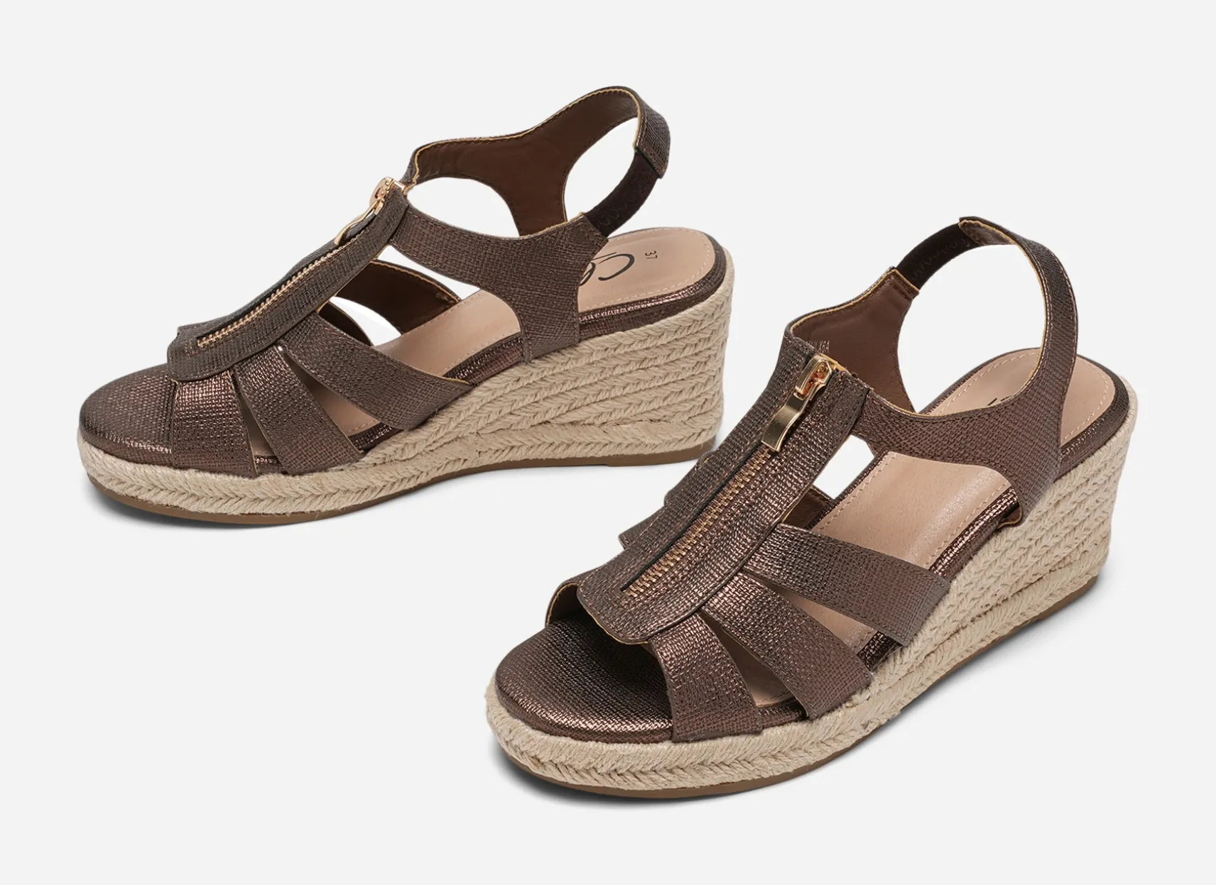 CLOU COMFORT, Sandaletter med repsula