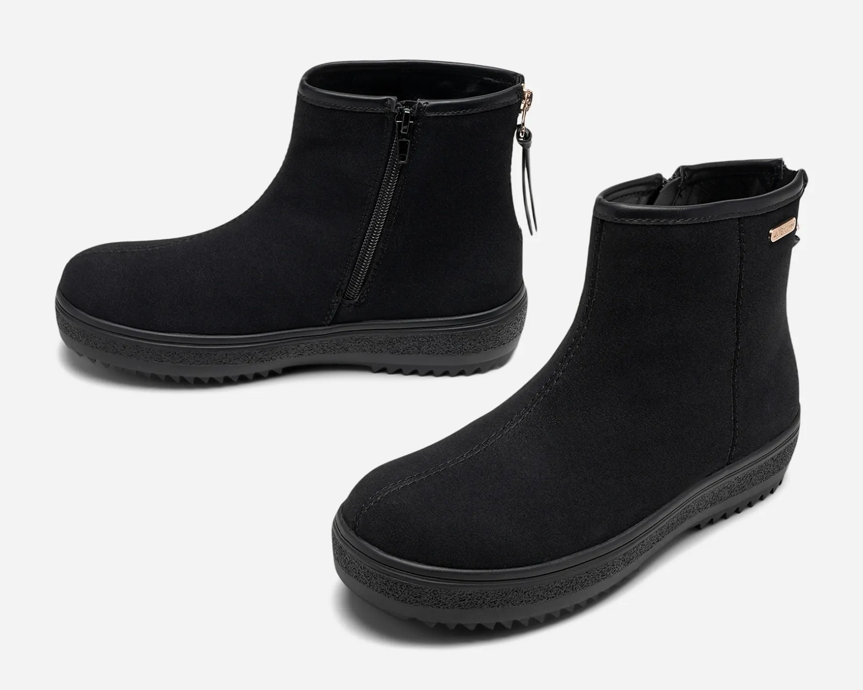 CLOU, Varmfodrade boots med inbyggd brodd