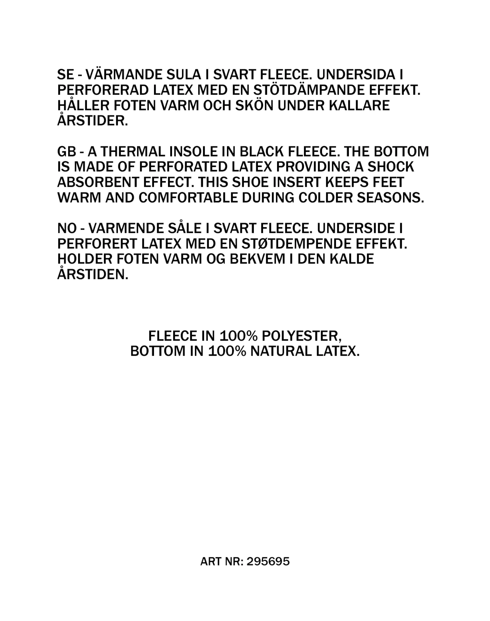 Fleecesula 41-46