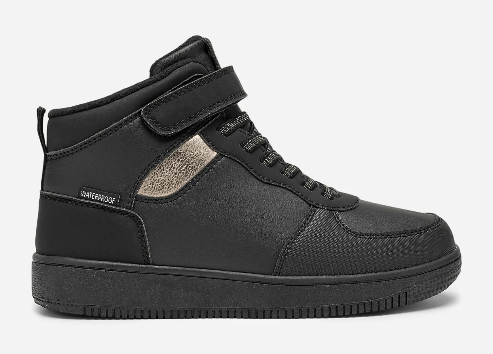 LEJON, Fleecefodrade höga sneakers waterproof