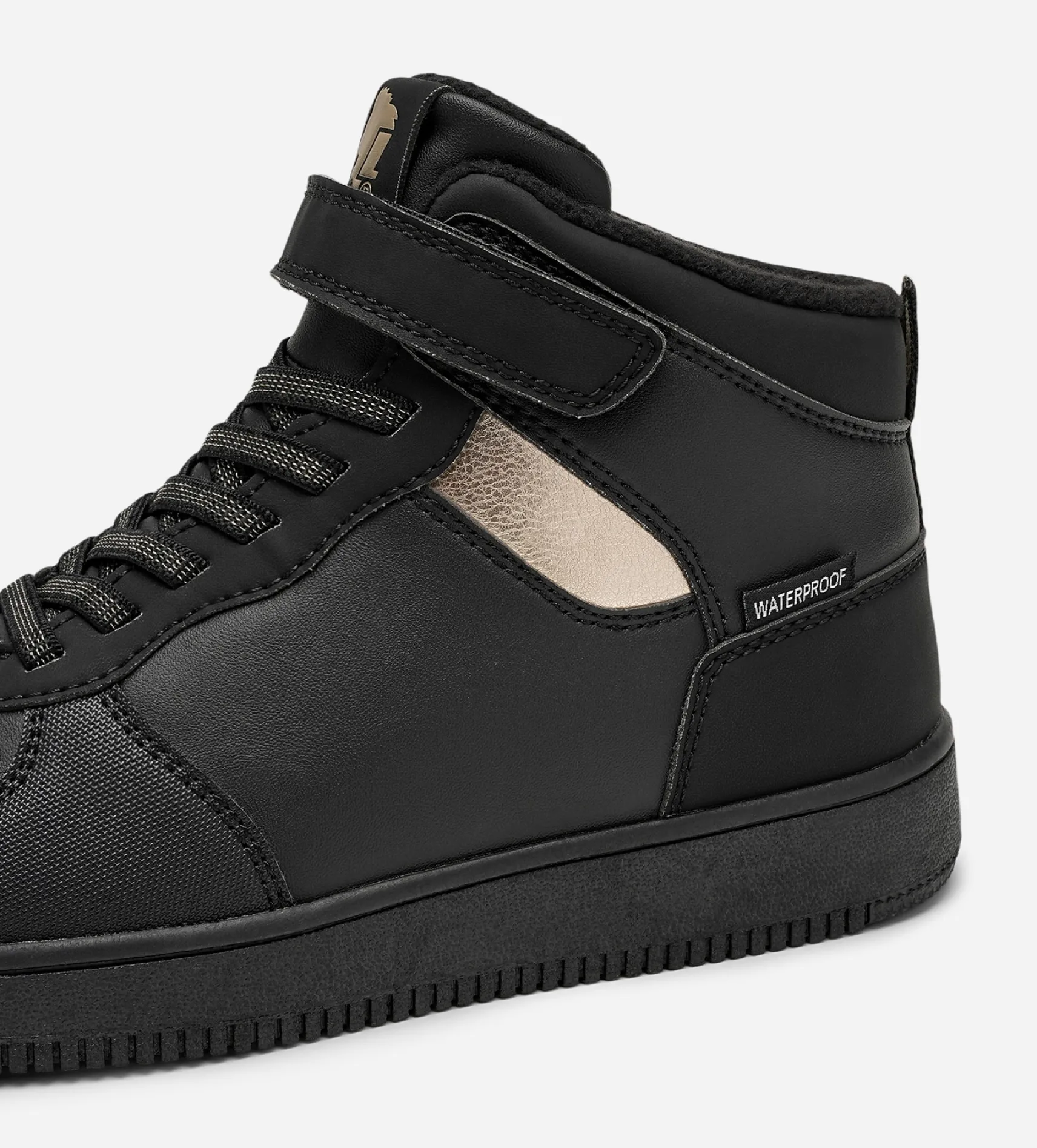 LEJON, Fleecefodrade höga sneakers waterproof