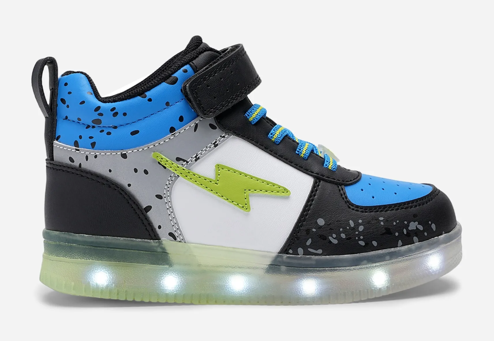 LEJON, Höga sneakers med blinkande sula
