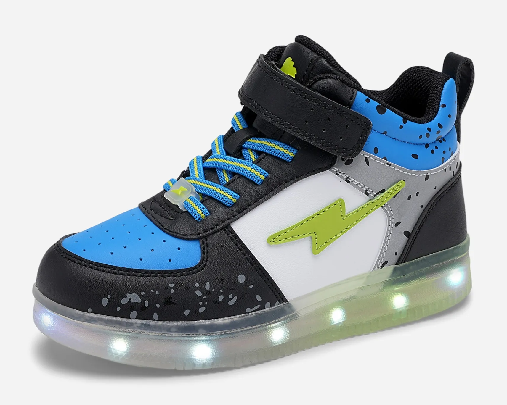LEJON, Höga sneakers med blinkande sula
