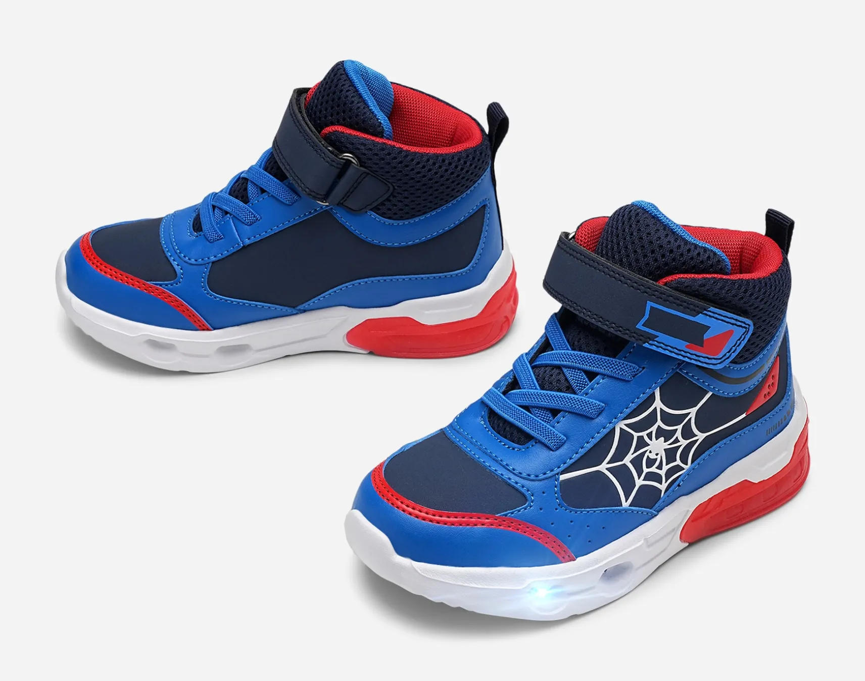 ZACK, Höga sneakers med blinkande sula