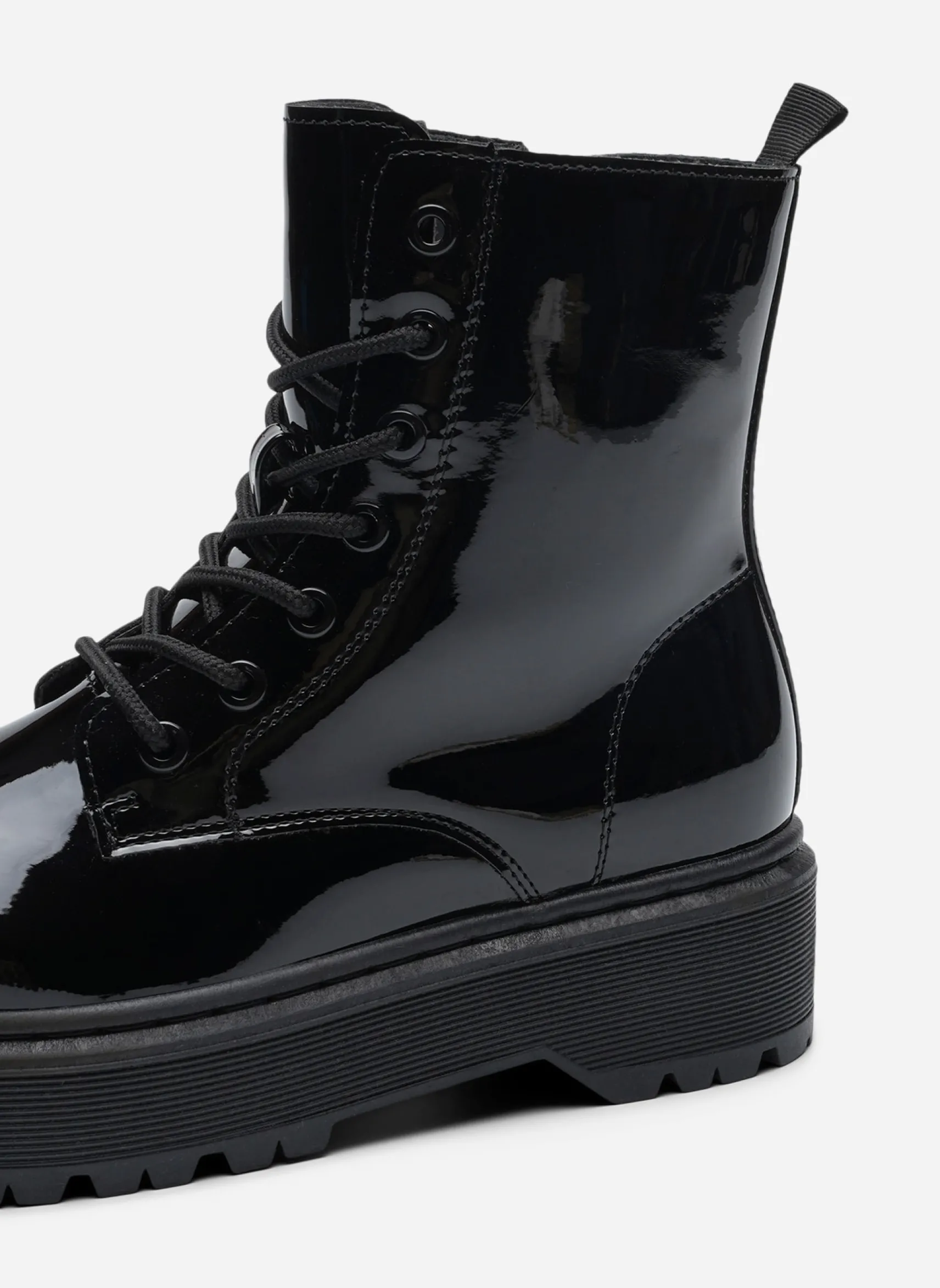 ZOEY, Varmfodrade boots med snörning